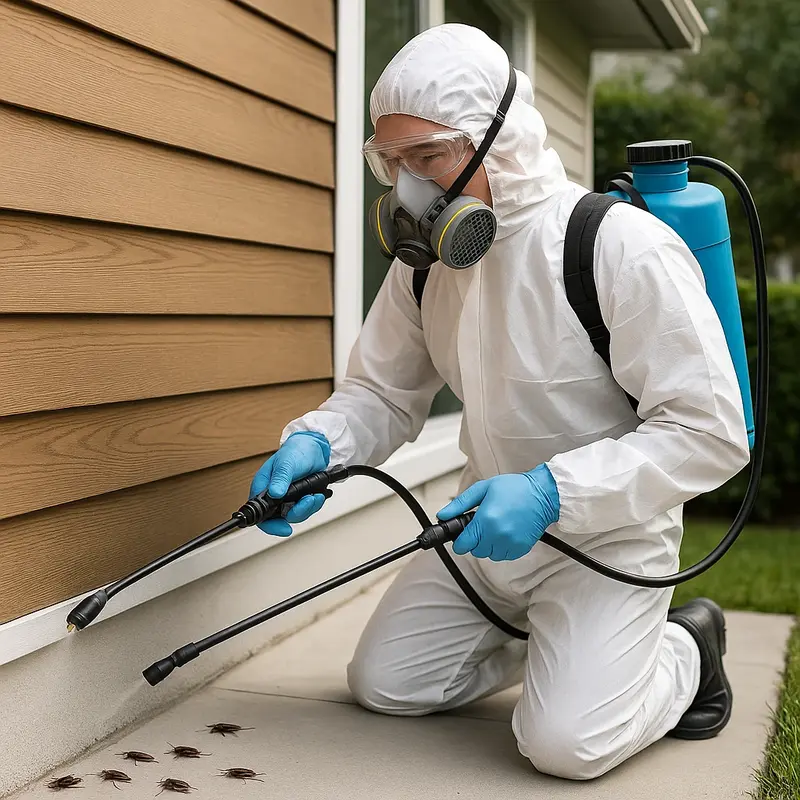 Fumigación de cucarachas en casa en CDMX con tratamiento profesional
