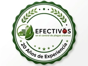 20 años de experiencia Efectivos en control de plagas